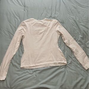 SKIM Cotton Jersey Long Sleeve Tee Marble Large NWOT